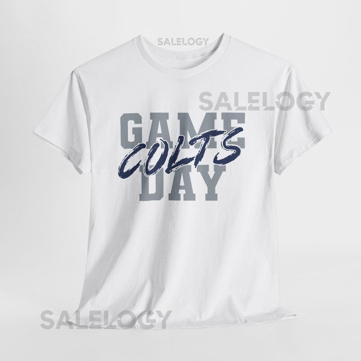 GAME DAY Indianapolis Football Shirt Colts Fan Tee Blue and White Game Day Top Indianapolis Colts Tailgating_153