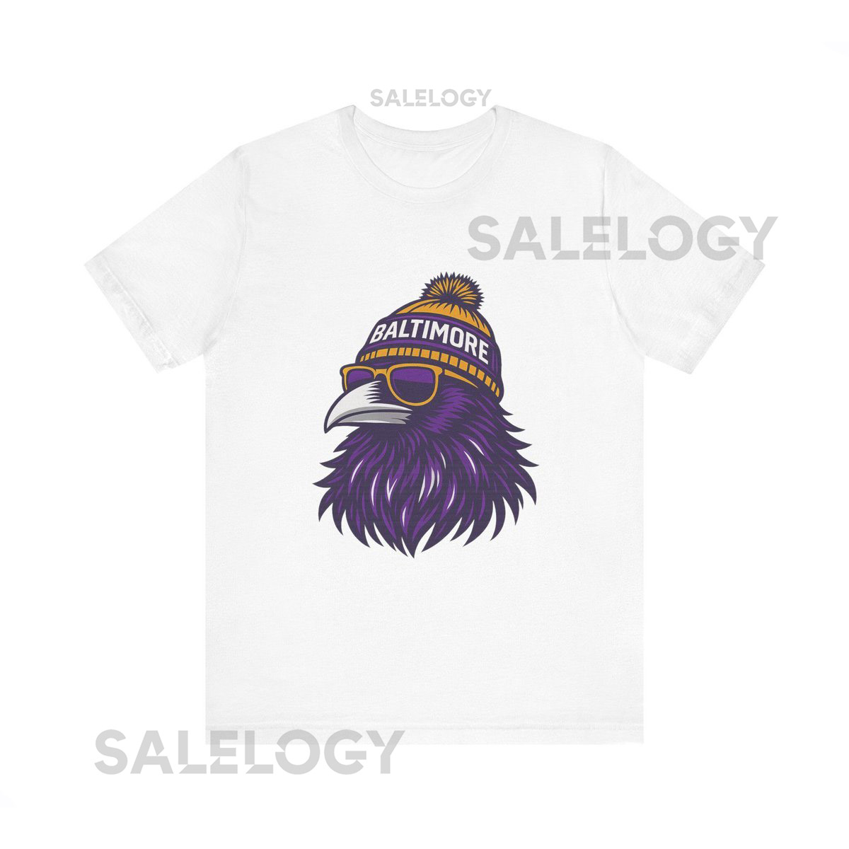 Baltimore Ravens Tee Unisex T-Shirt Raven Bird Shirt Football Fan Gift Short Sleeve Top Sports Apparel_159