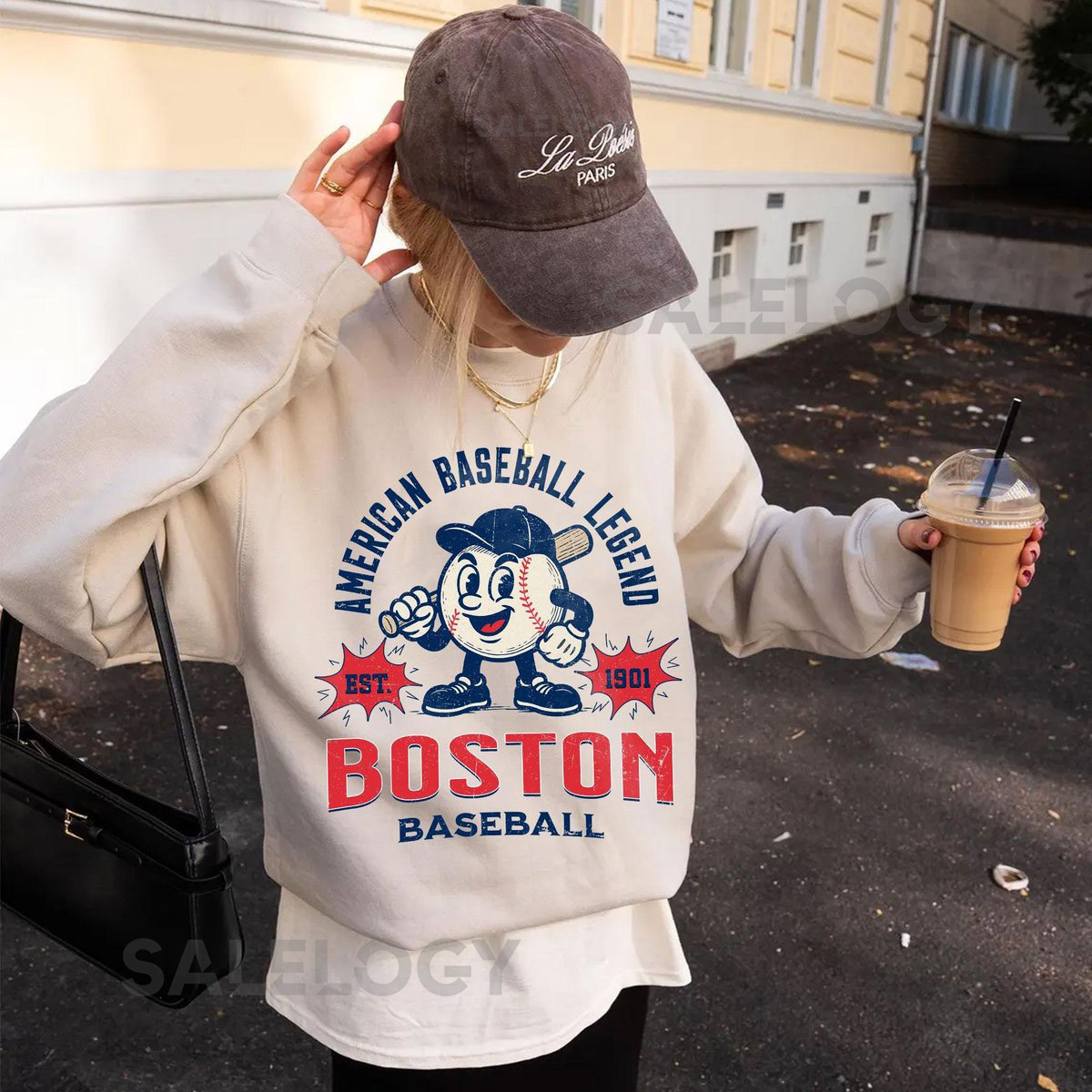 Vintage Boston Baseball Style Sweatshirt Baseball Team Shirt Boston Baseball Game Day TeeSweat-Aldult-Youth TshirtBaseball Hoodie_656