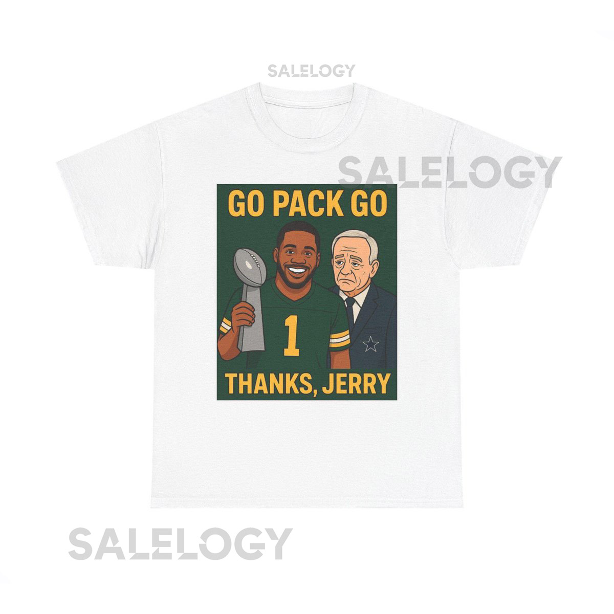 Packers - quotThanks Jerryquot - Micah Parsons - Funny Football Fan T-Shirt_615