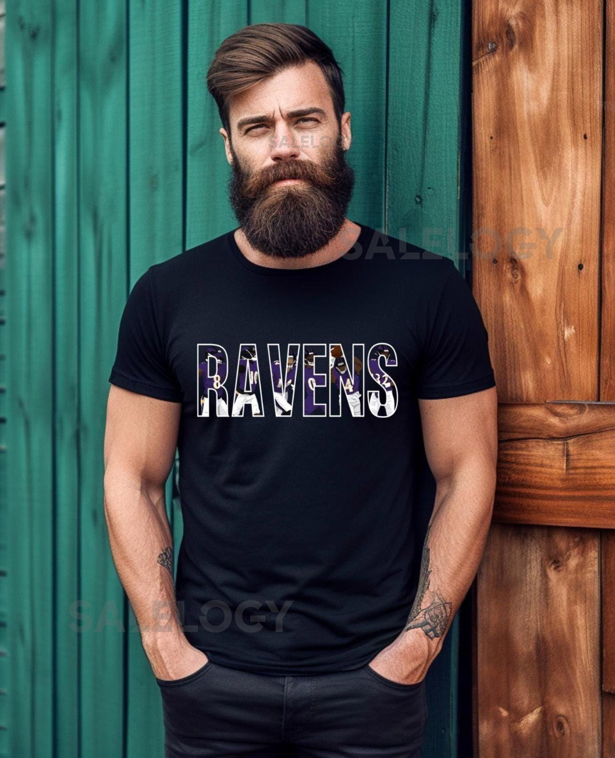 Baltimore - Ravens Unisex Graphic Softstyle T-Shirt_100