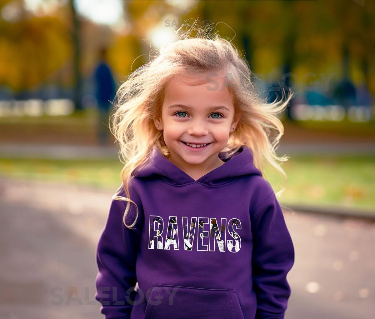 Baltimore - Raven Youth Unisex Hoodie_99