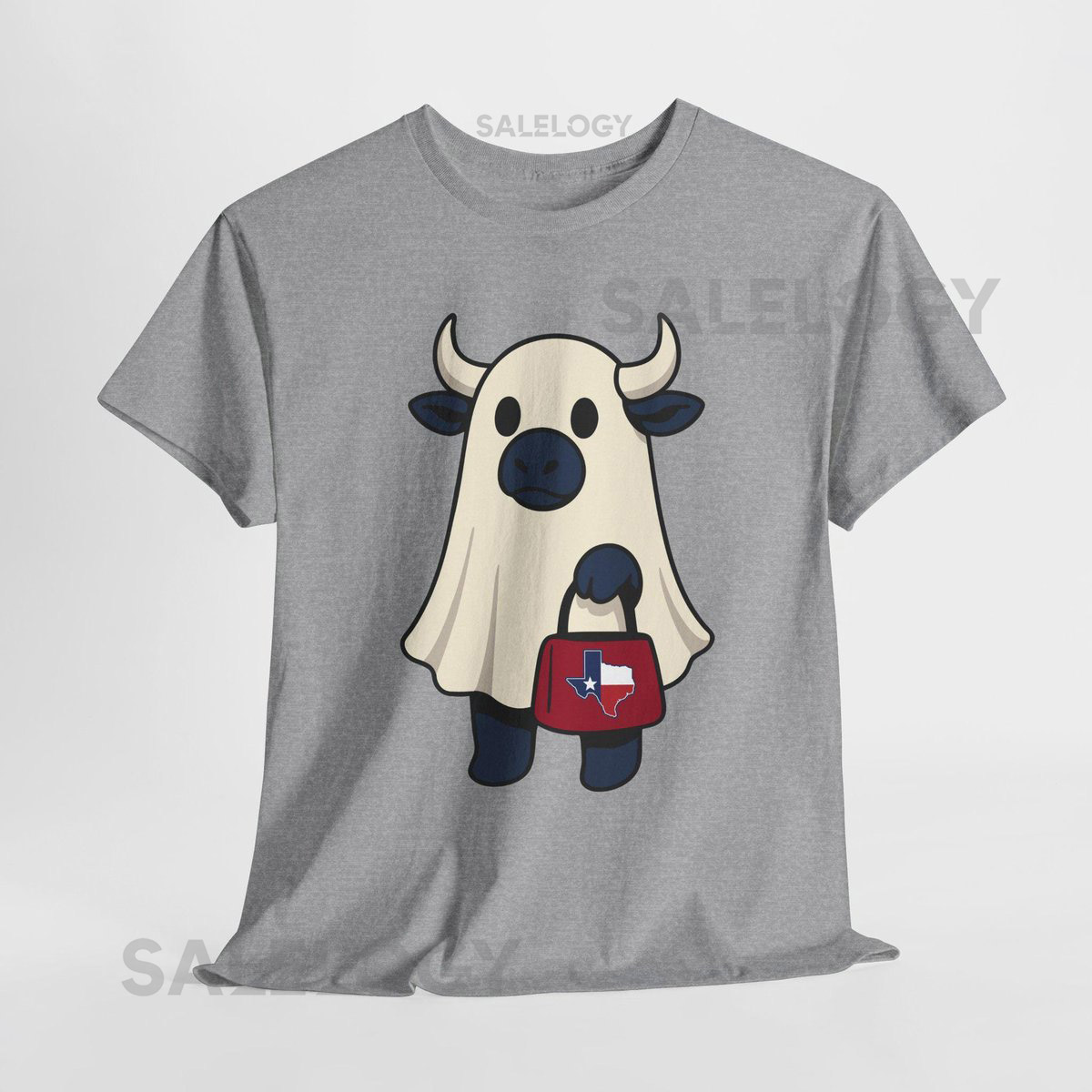 Halloween Ghost T-Shirt Houston football shirt Houston Game Day Blue and Red Football shirt Houston Fan_193