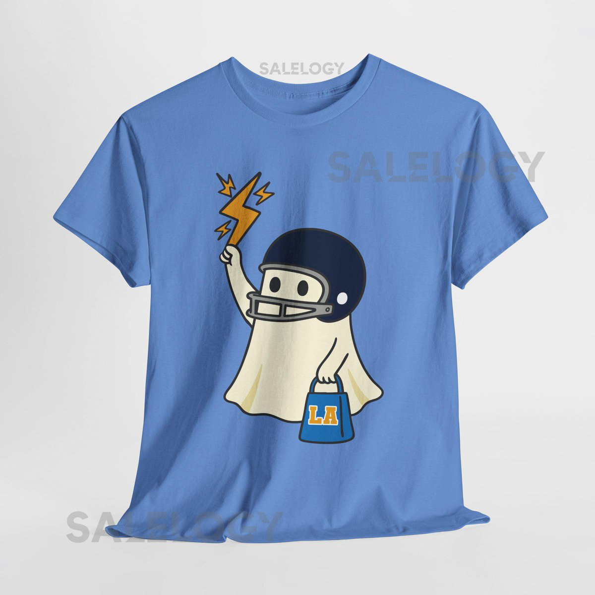Halloween Ghost T-Shirt Los Angeles football shirt Los Angeles Game Day Blue and Gold Football shirt Los Angeles Fan Shirt_204