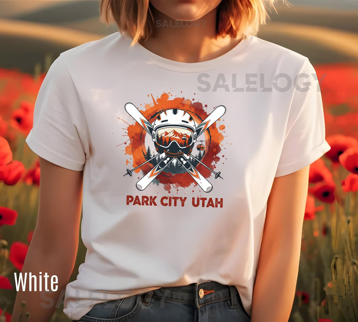 Park City Utah Ski T Shirt Winter Apparel Mountain Life Gift_397