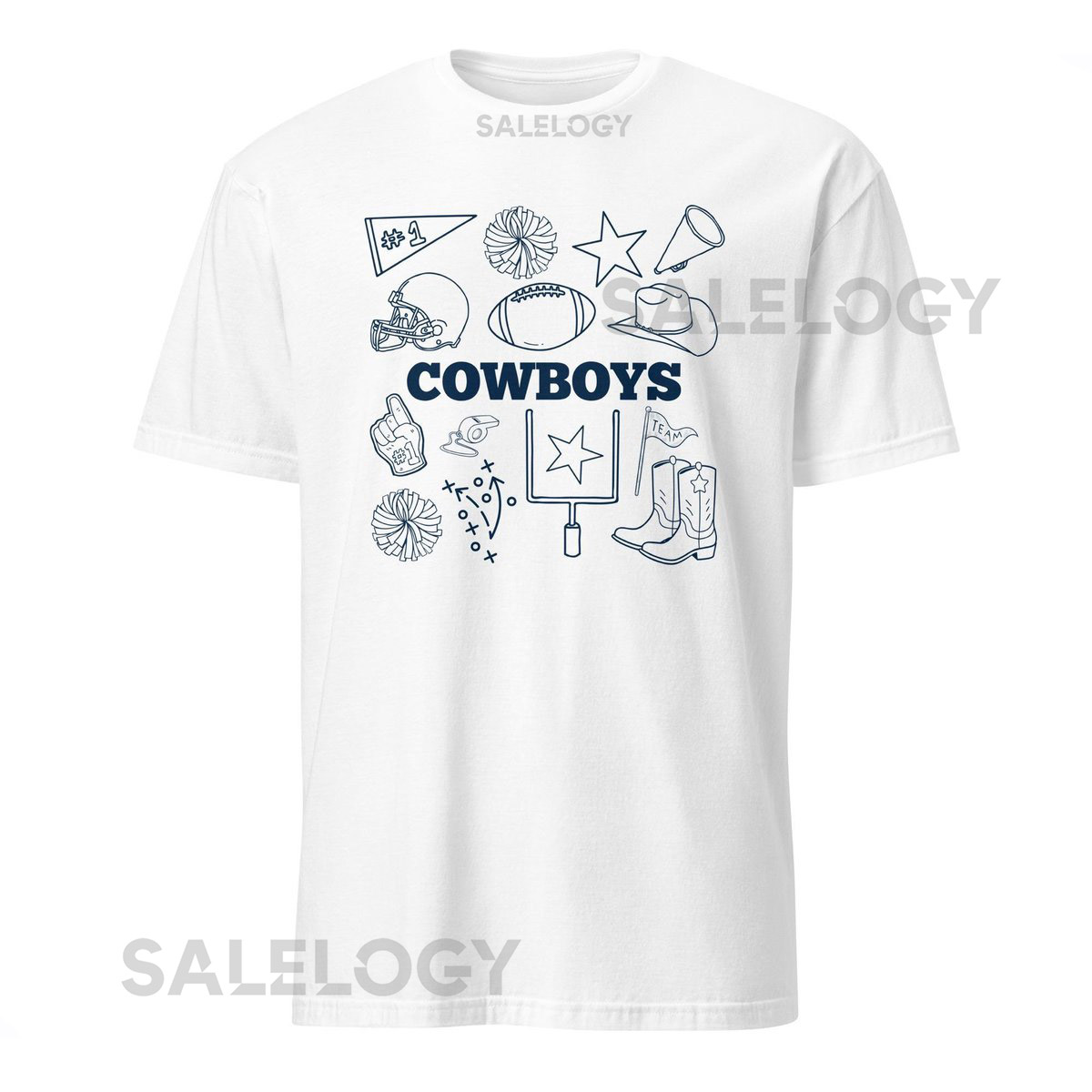 Cowboys Game Day Shirt - Gildan Soft Style Shirt_93