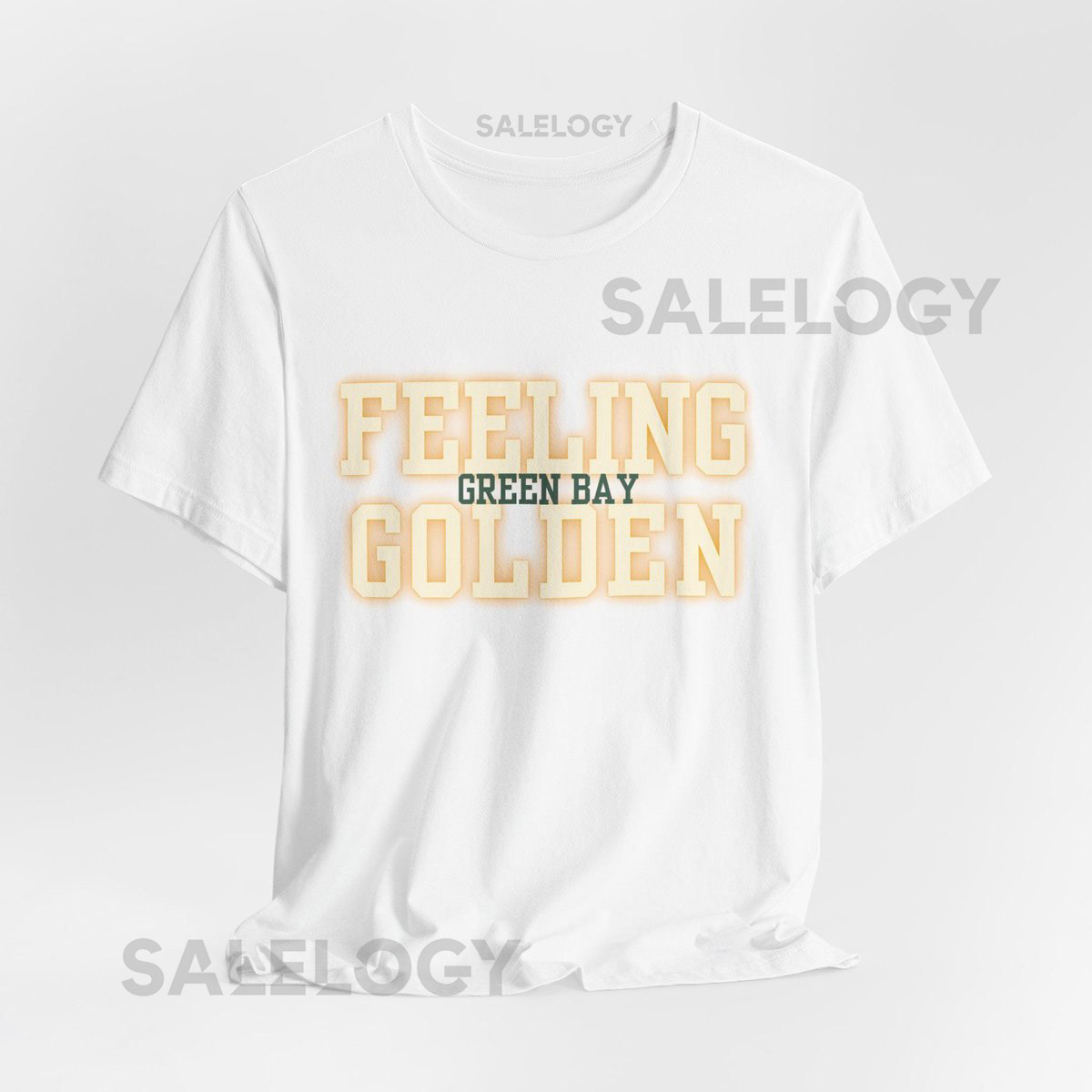 Green Bay Packers Football Feeling Golden T-Shirt Game Day Unisex Tee Sports Fan Apparel NFL Team Shirt Athletic Wear_455