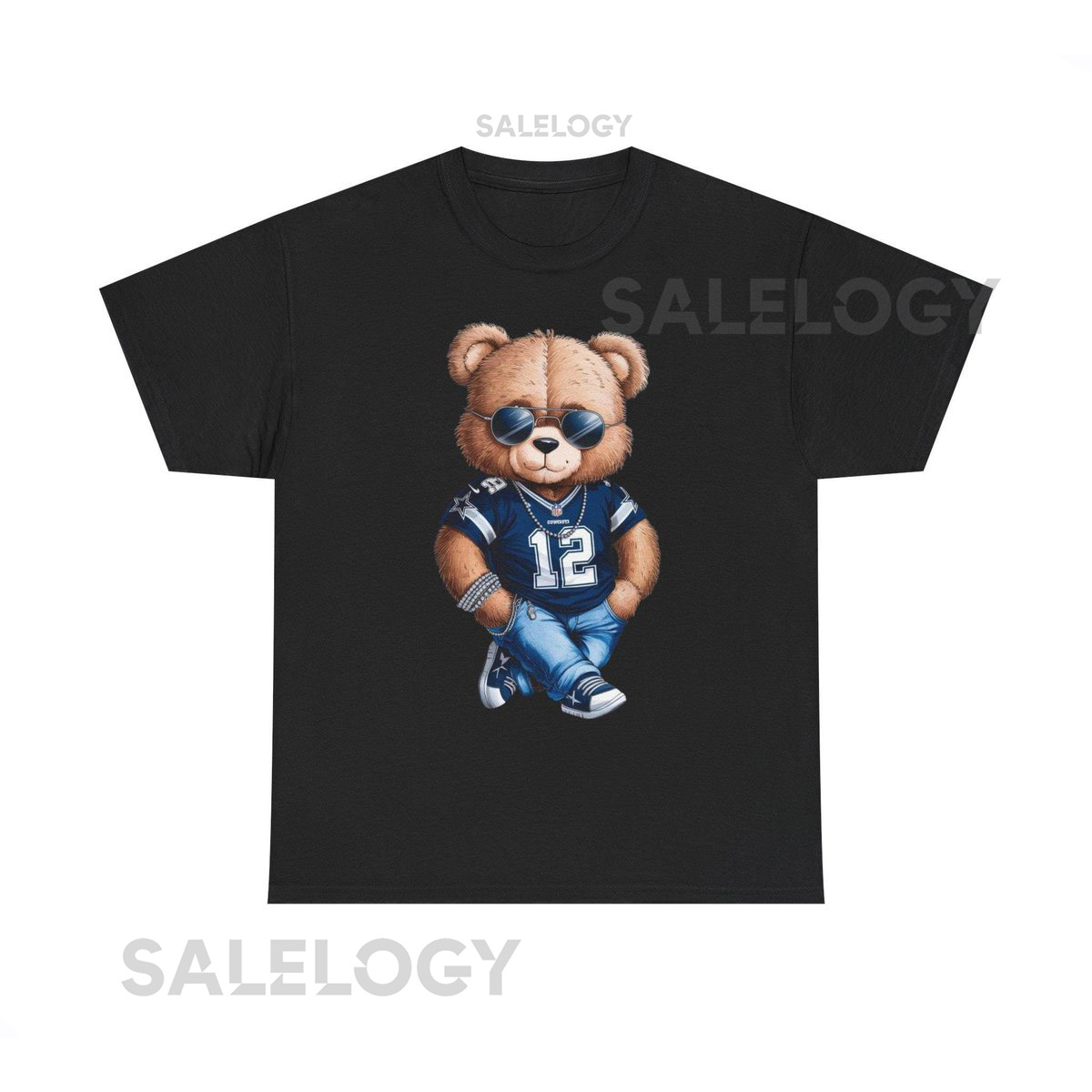 Dallas cowboys NFL Football Cool Bear Graphic Tee for Casual Vibes Gifts for HimHer Birthday Everyday Wear_155