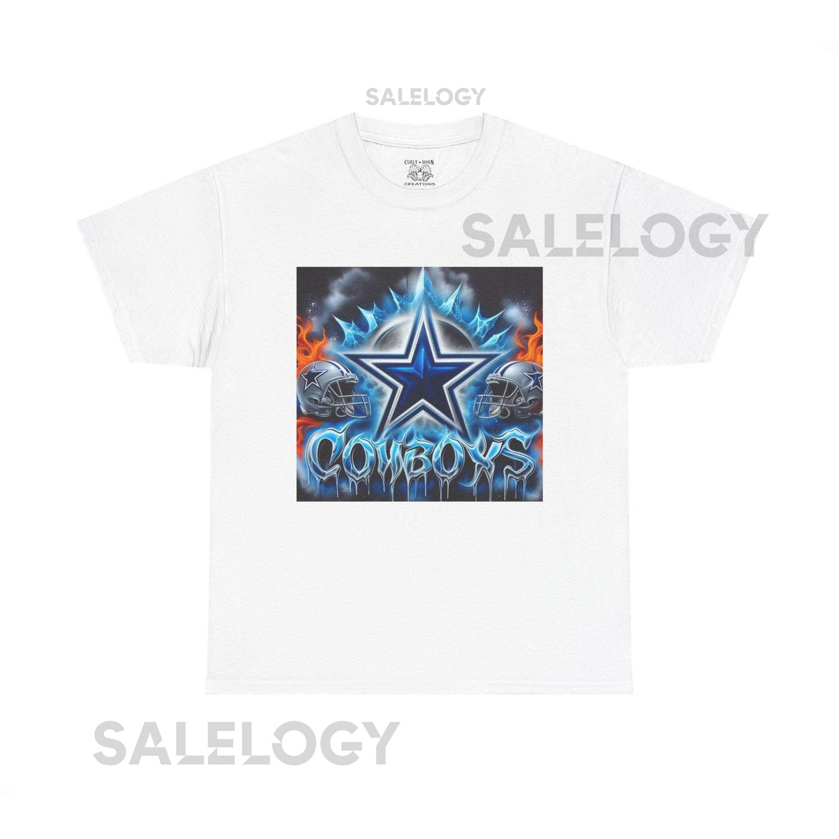 Dallas Cowboys Graphic Tee Unisex Heavy Cotton Shirt Sports Fan Apparel Football Game Outfits Team Spirit Wear_147