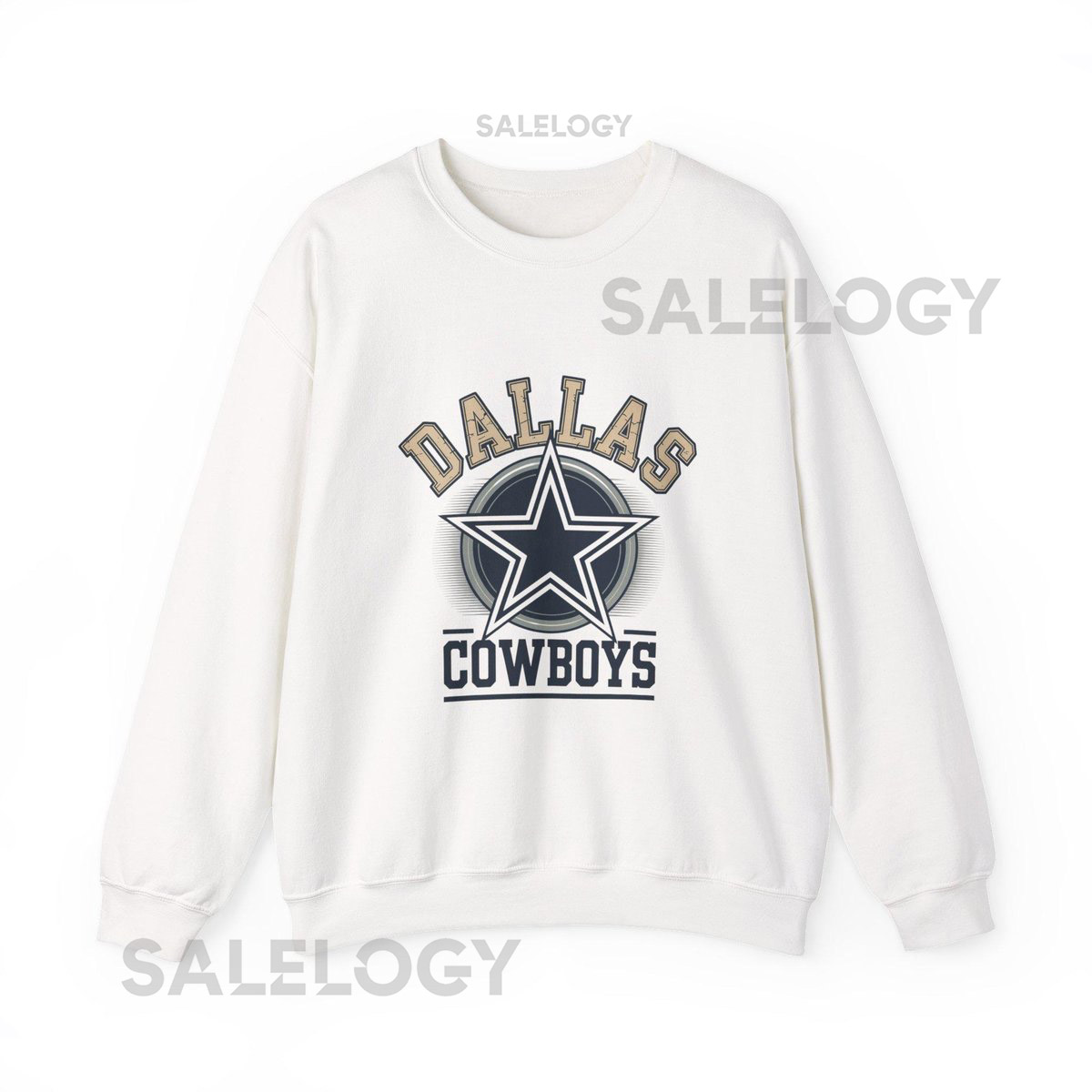 Dallas Cowboys Unisex Crewneck Sweatshirt NFL Fan Gift Comfortable Sports Apparel Game Day Outfit Casual Wear_181