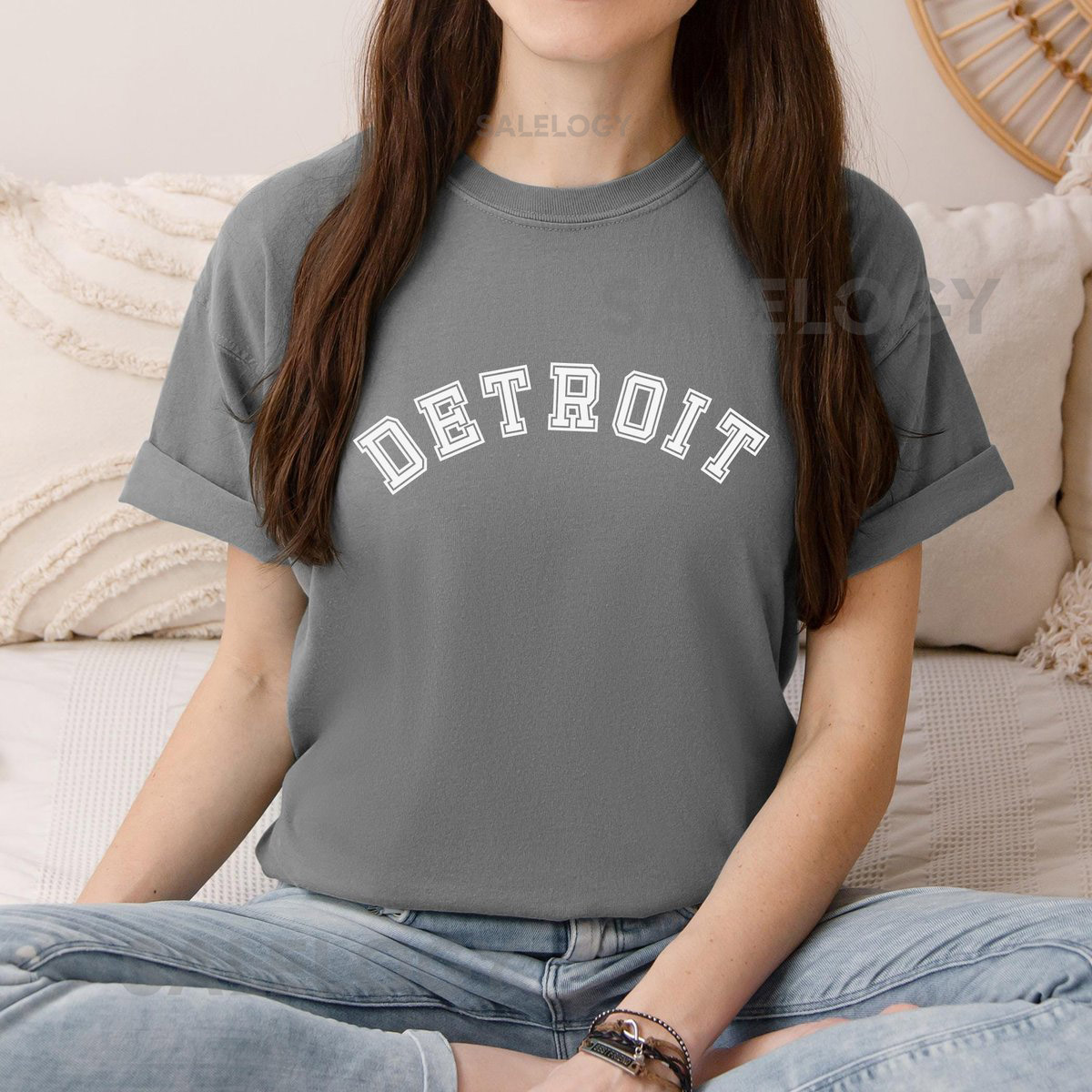Detroit Vintage Style Unisex T-Shirt Casual Tee Graphic Top Ideal Gift for Tourists Perfect for Everyday Wear_271