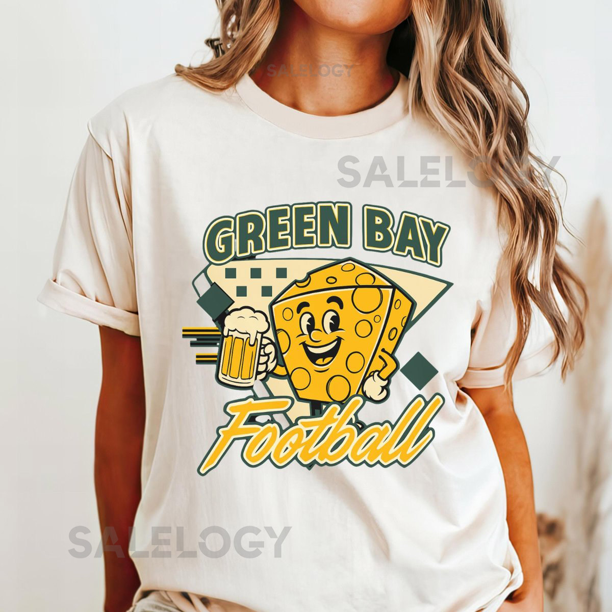 Retro Green Bay Football T-Shirt 80's and 90's Vibes Packers cool Retro Design Unisex Garment-Dyed Tee Comfort Colors_643