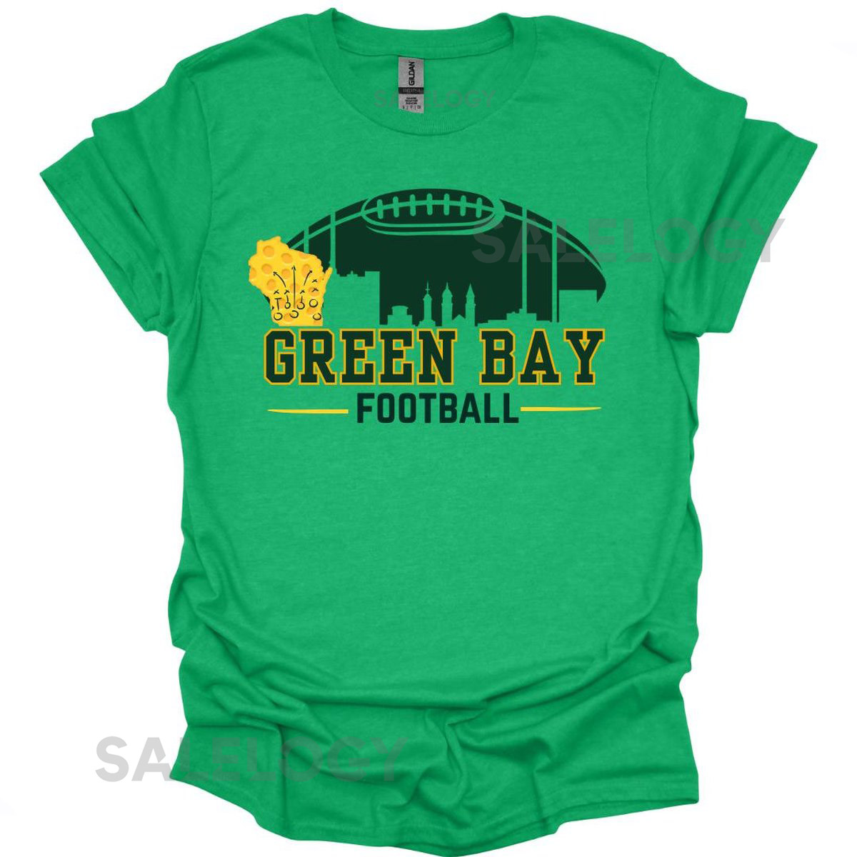 Green Bay Football Shirt Fun Pack Go Cheesehead Shirt Cute Green Bay Shirt QB Football Shirt Vintage Football Shirt Packers Fan Gift_401