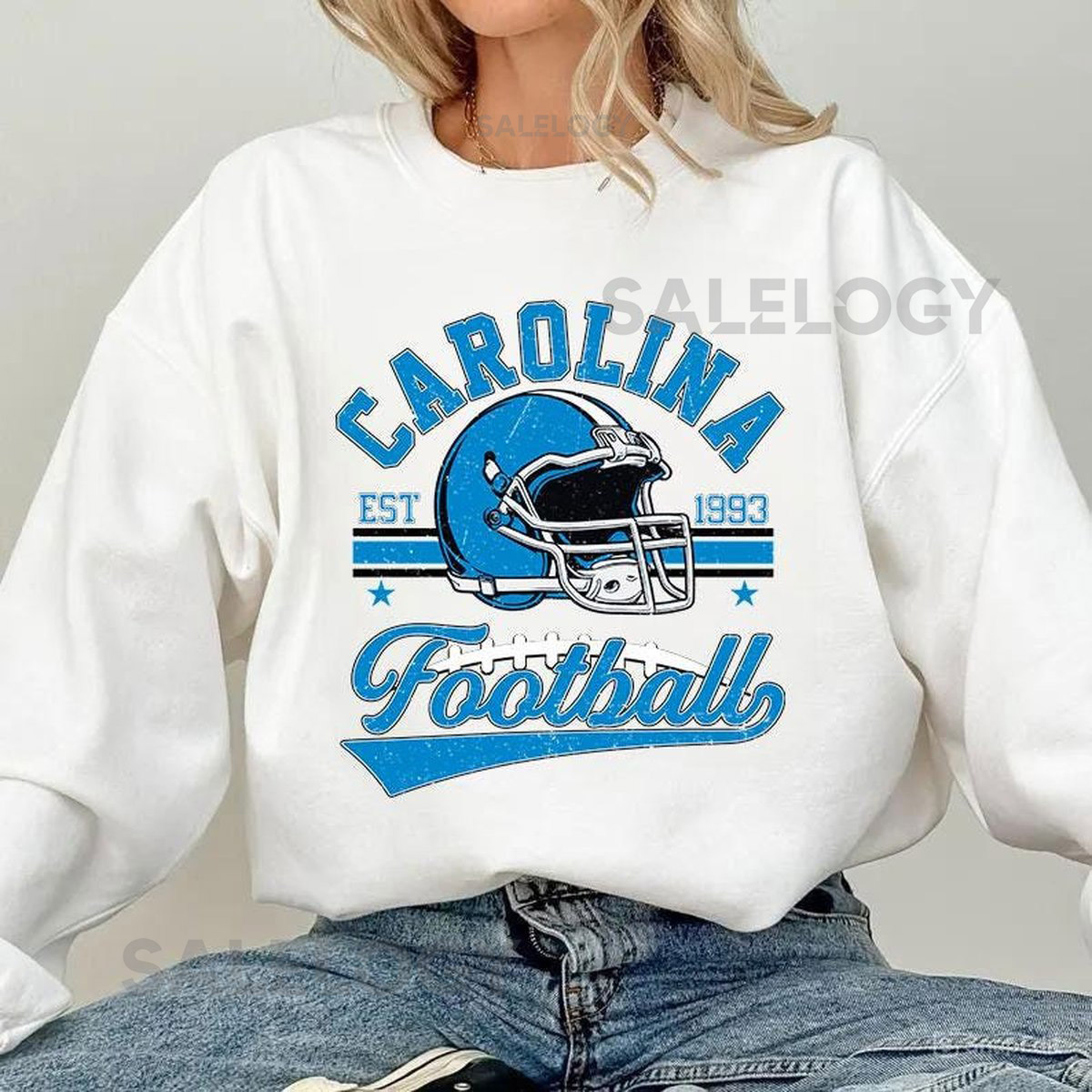 Vintage 90s Style Carolina Football Sweatshirt Game Day Shirt Carolina Team Football Shirt Sunday Carolina Sport ShirtCarolina Football_959