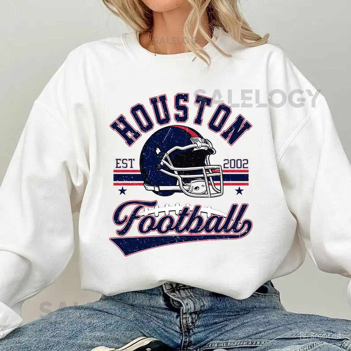 Vintage 90s Retro Style Houston Texans Football Sweatshirt90s BootlegT Shirt Retro Style shirt CrewneckVintage style Houston Texa_938