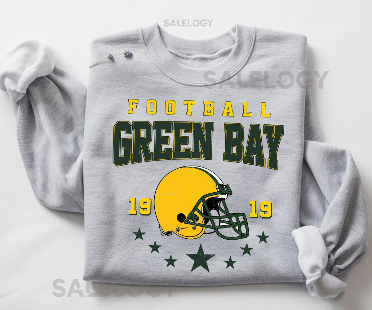 Green Bay Football Sweatshirt T-Shirt and Hoodie Vintage Packers Fan Shirt Retro Green Bay Crewneck Game Day Outfit Gift for Fans_416