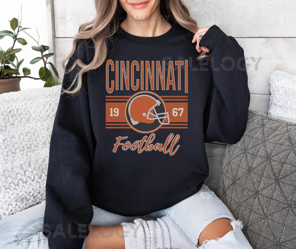 Cincinnati Football Shirt Vintage Bengals T-Shirt Game Day Fan Sweatshirt and Hoodie_537