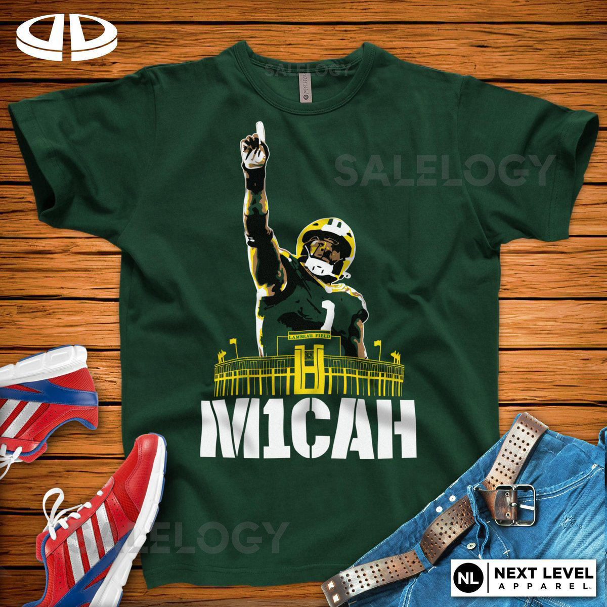Green Bay Football quotM1CAHquot T-Shirt_388