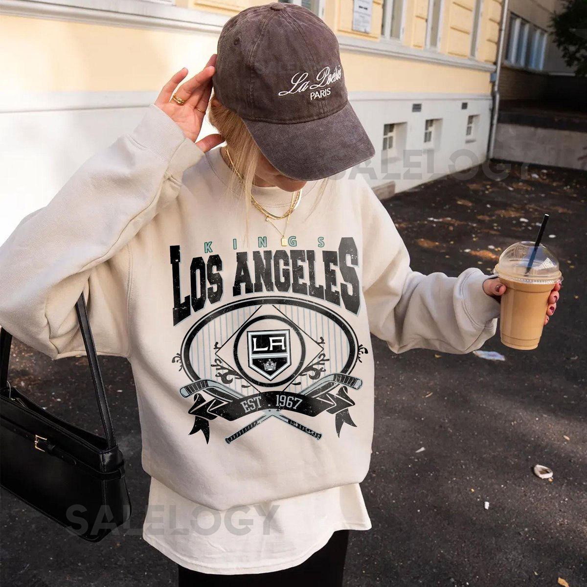 Los Angeles Kings Hockey SweatshirtVintage Graphic TeeHockey Gift For Fan Sweat Aldult Youth TshirtRetro Hoodie D2_261