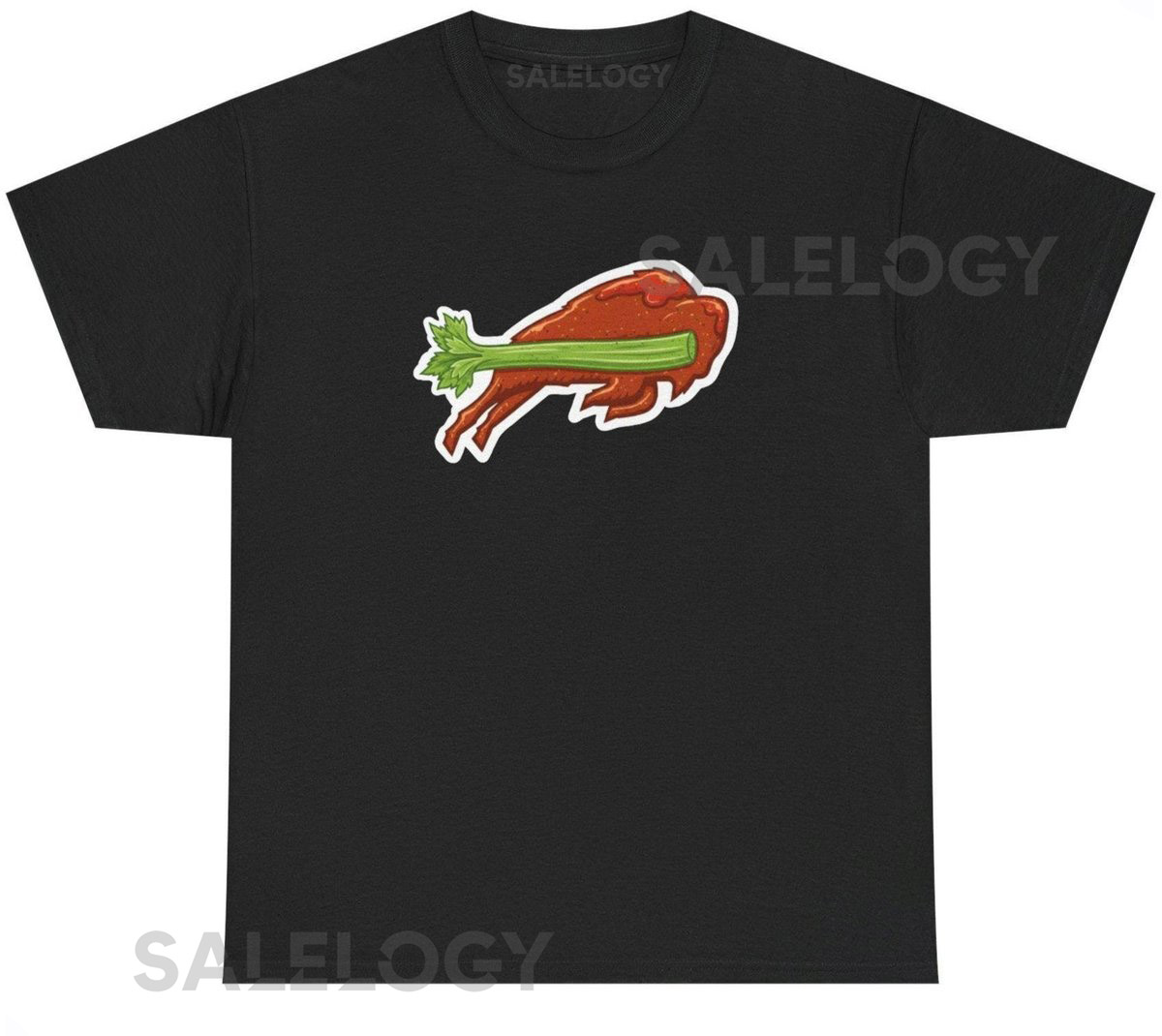 Buffalo Bills Chicken Wing Tee Game Day Apparel Football Fan Gift_222