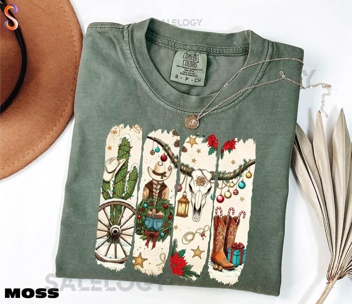 Western Christmas Shirt Howdy Christmas Tee Cowboy Christmas Sweatshirt Country Christmas Sweater Xmas Comfort Colors T Shirt_794