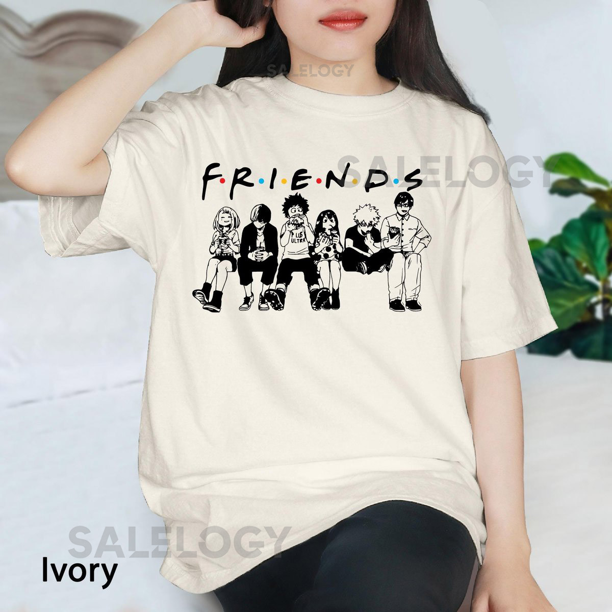 My Hero Academia Friends T Shirt Deku vs Shigaraki Anime Softstyle Tee_316
