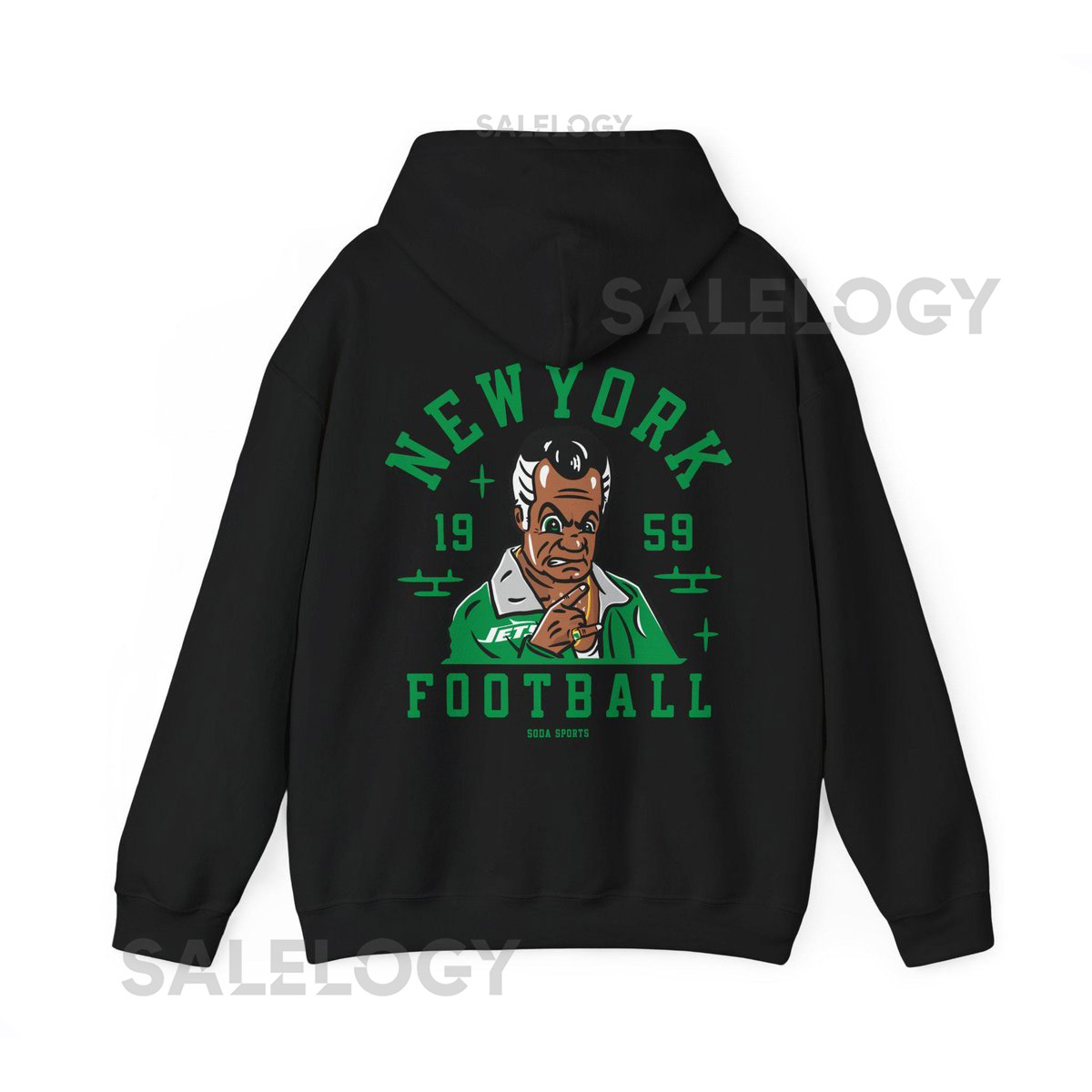 Jets Football Unisex Heavy Blend Hooded Sweatshirt_228