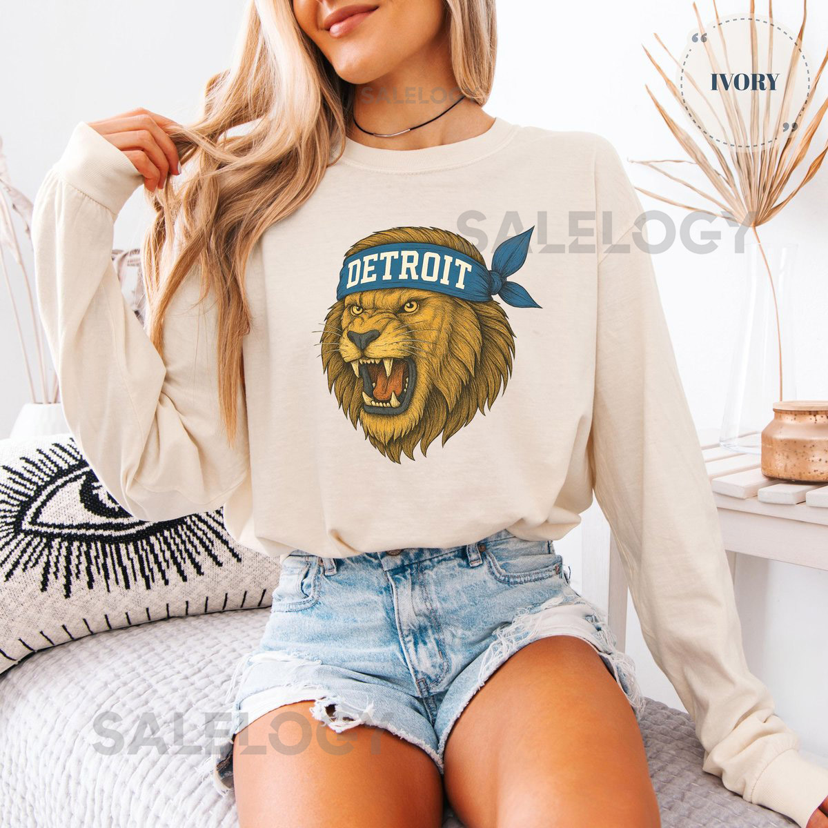 Detroit Football Comfort Colors Tee Womens Game Day Graphic Shirt Cool Detroit Fan Apparel Gift Vintage Detroit Lions Football Shirt_99