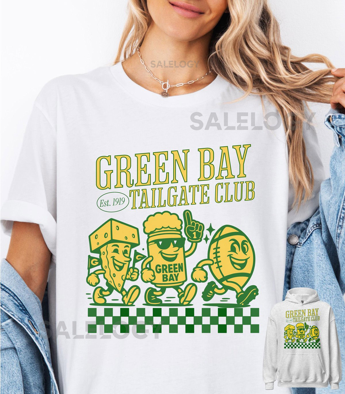 Retro Green Bay Football Tailgate Shirt Game Day Tee_642