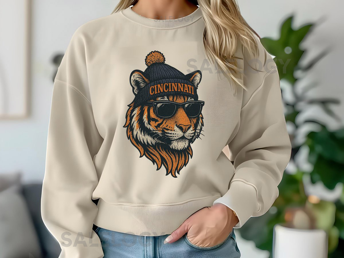 Cincinnati Bengals NFL Crewneck Sweatshirt - Unisex Casual US Cotton Jersey_497