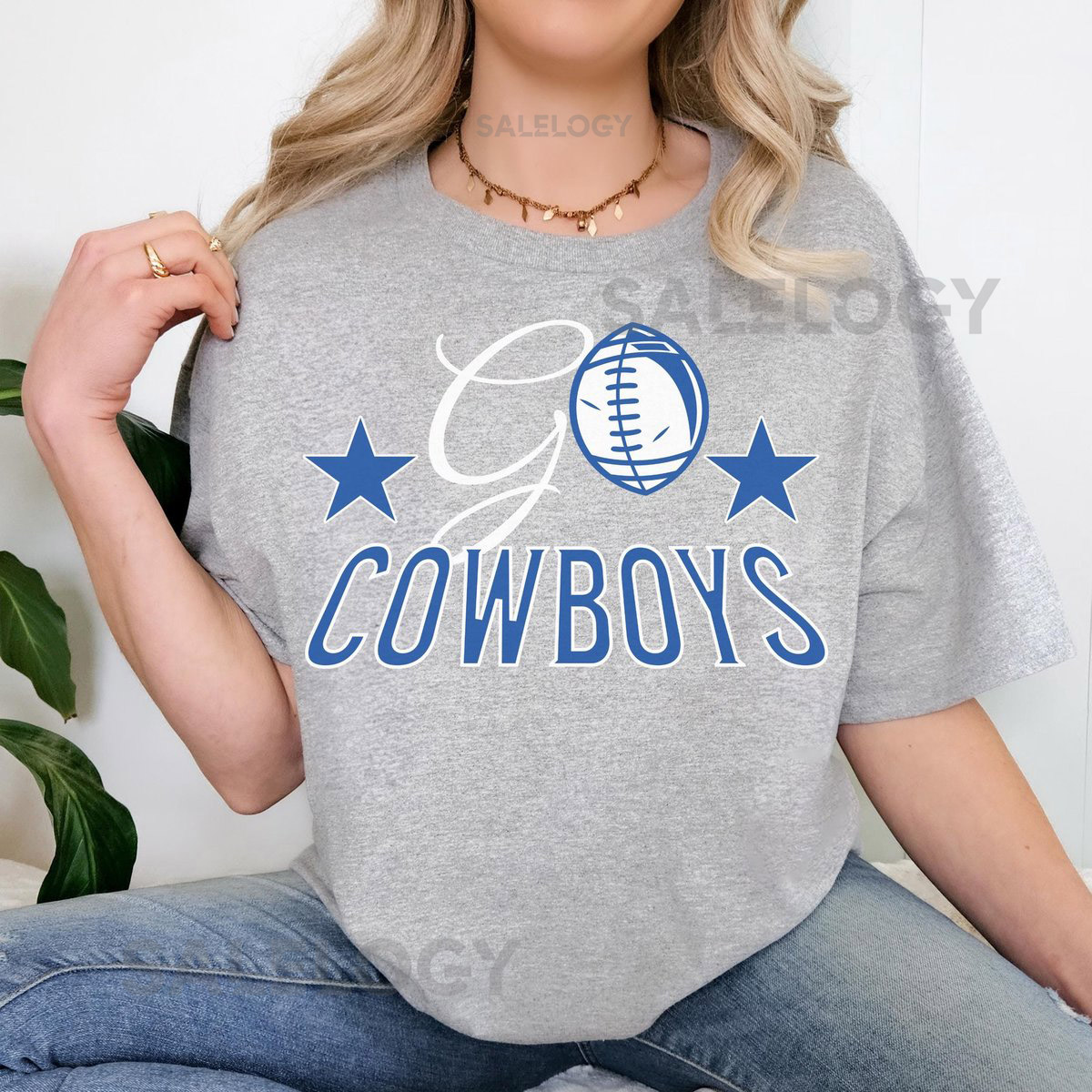 Dallas Cowboys Women's T-Shirt NFL Football Game Day Tee_191