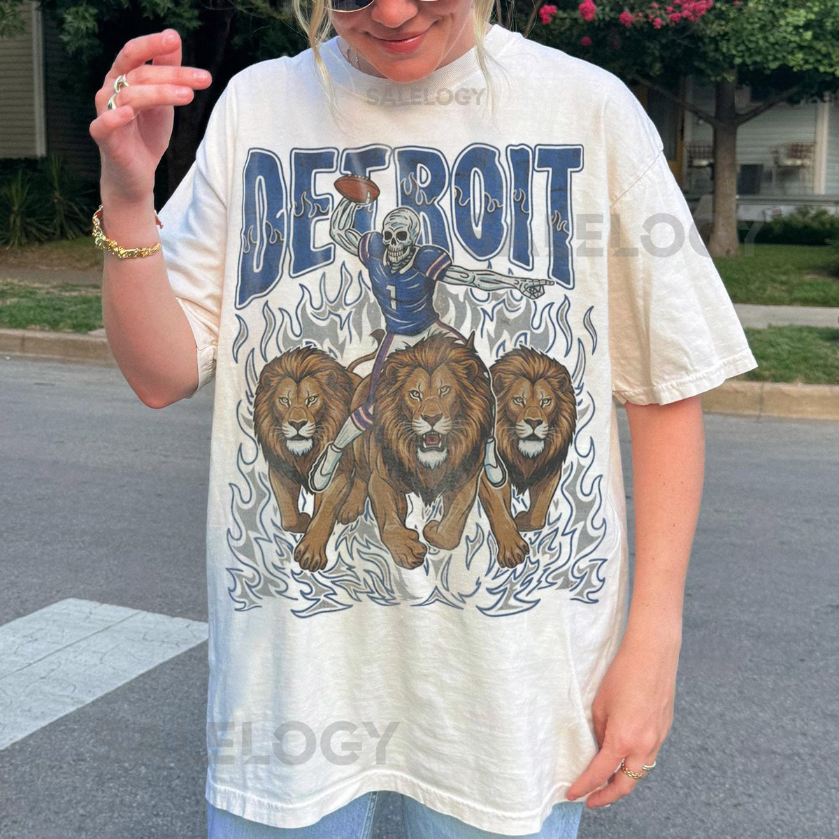 Vintage Detroit Lions Shirt Retro Detroit Football Graphic Tee Old School Game Day Apparel Lions Fan Gift Shirt_716