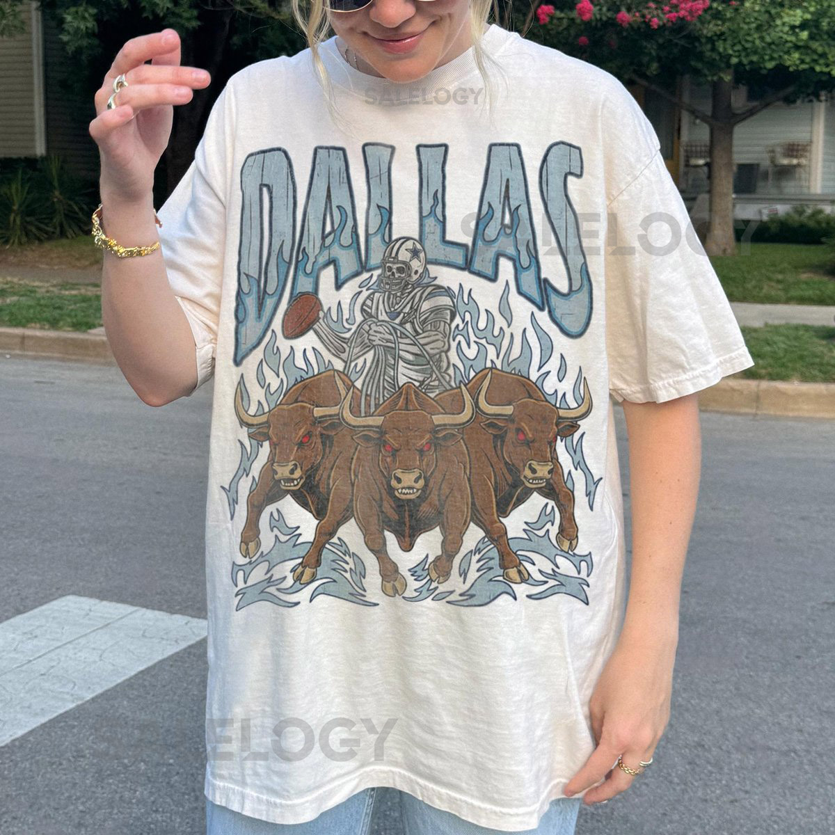 Dallas Cowboys Football T-Shirt Vintage Retro Cowboys Football Graphic Tee Old School Sunday Game Day for Football Fans_140