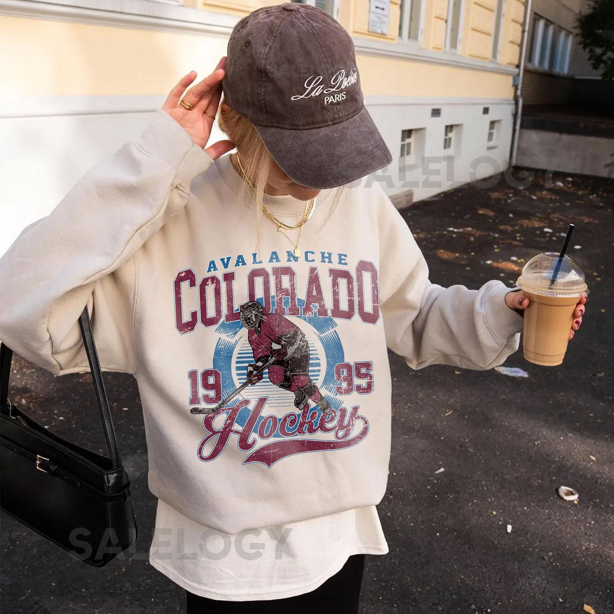 Colorado Avalanche Hockey SweatshirtVintage Graphic TeeHockey Gift For Fan Sweat Aldult Youth TshirtRetro Hoodie GF6_84
