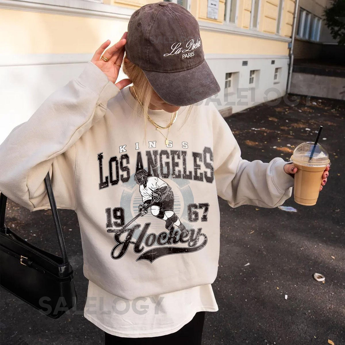 Los Angeles Kings Hockey SweatshirtVintage Graphic TeeHockey Gift For Fan Sweat-Aldult-Youth TshirtRetro Hoodie GF6_79