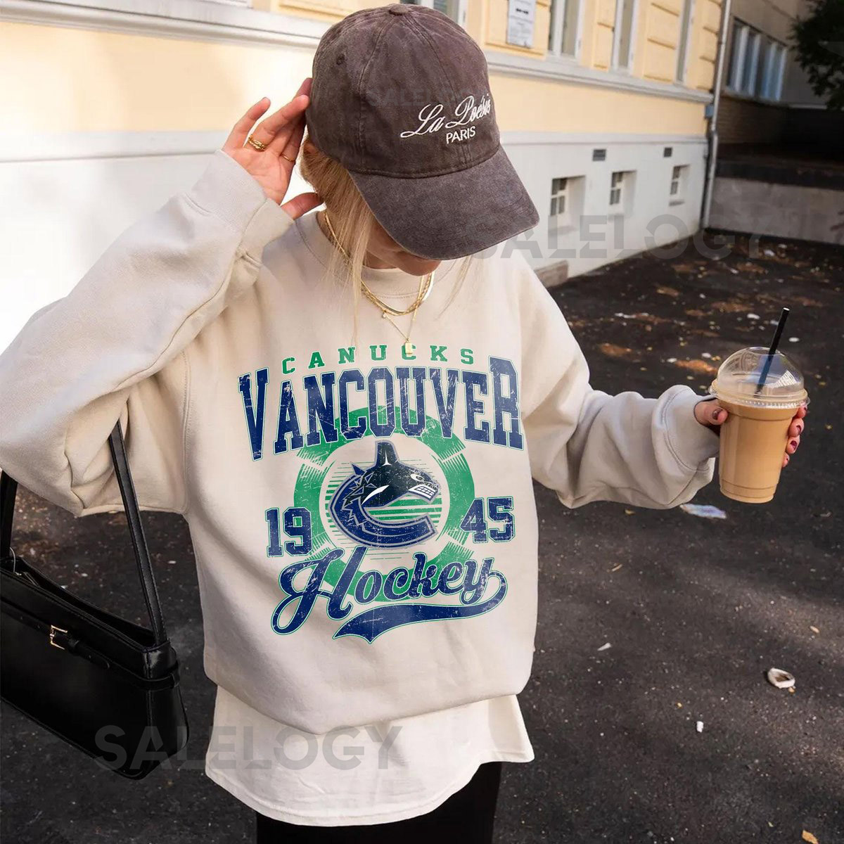 Vancouver Canucks Hockey SweatshirtVintage Graphic TeeHockey Gift For Fan Sweat Aldult Youth TshirtRetro Hoodie GF6_662