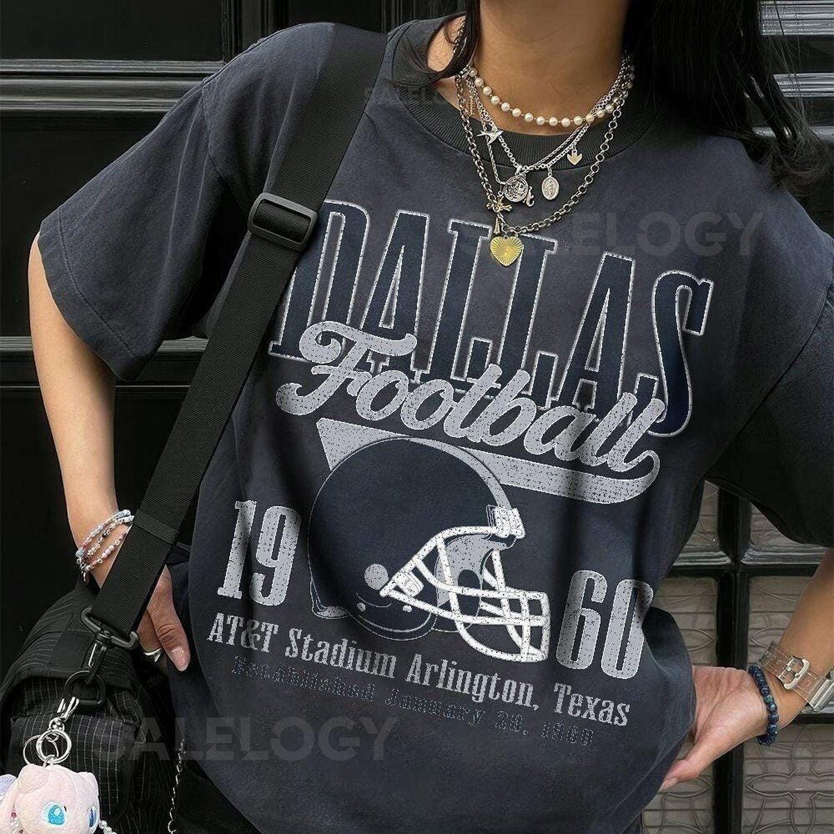 Dallas Football Vintage Style Comfort Colors T-Shirt Retro 90s Football Graphic Tee Football Game Day_264