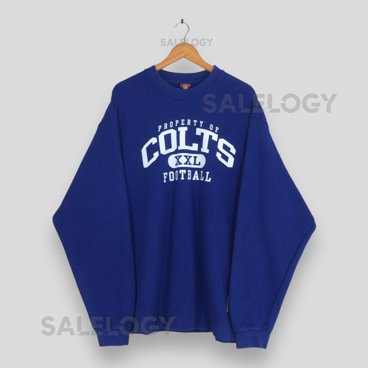 Vintage Indianapolis Colts NFL Sweatshirt XLarge Property of Colts XXL Printed Pullover Indianapolis Colts Football Crewneck Sweater S_984