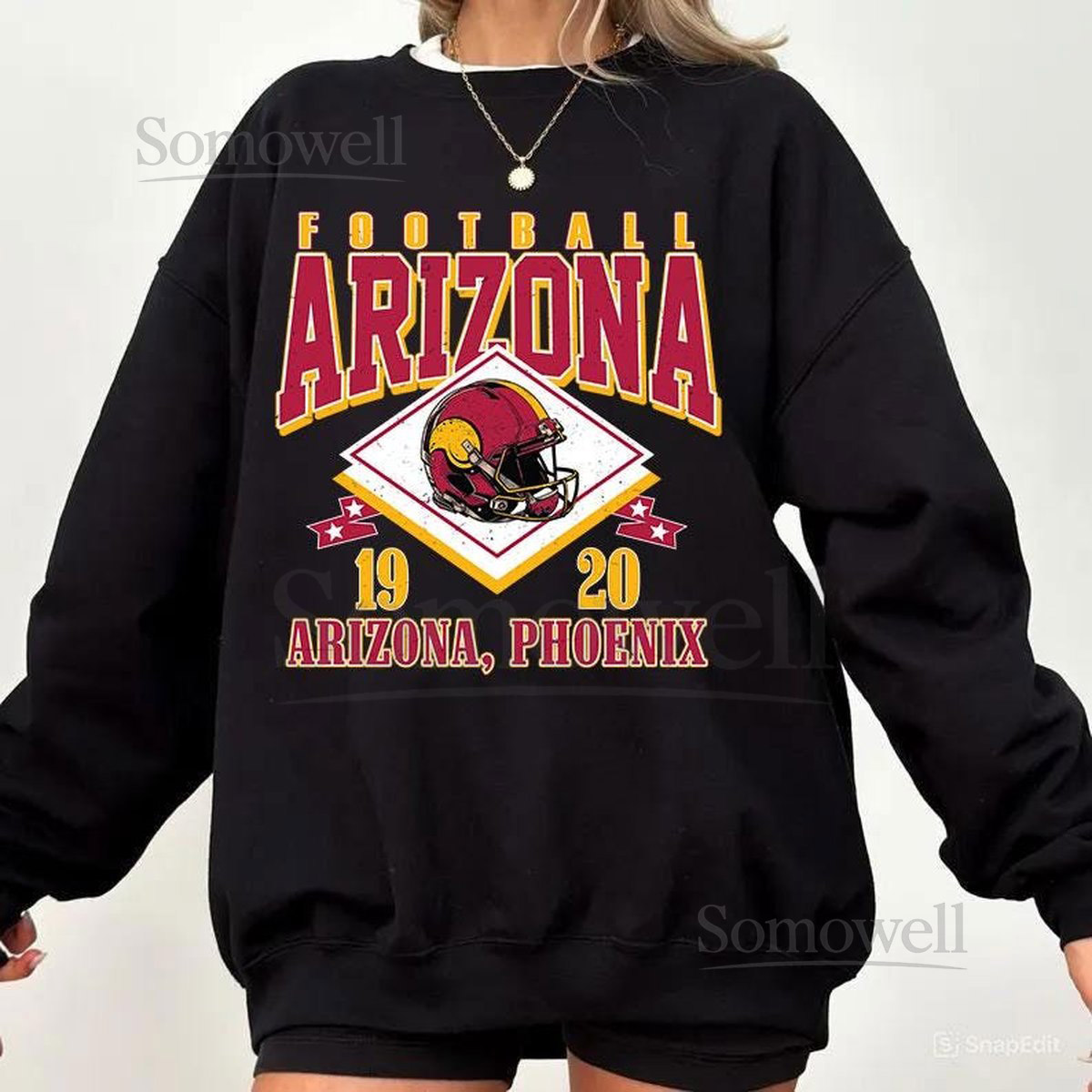 Vintage style Arizona Football SweatshirtSunday Football Shirt 90s Style Sports Fan Sweater Unisex Cozy Crewneck Football shirt_66