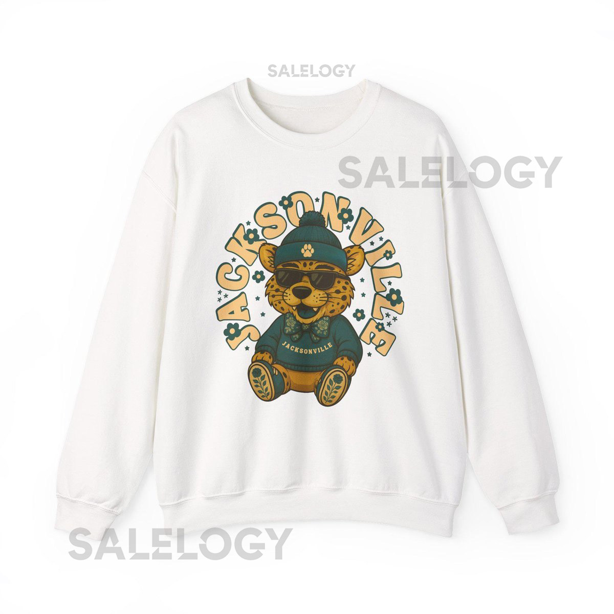 Retro Jacksonville Jaguars Sweatshirt Unisex Game Day Pu_814