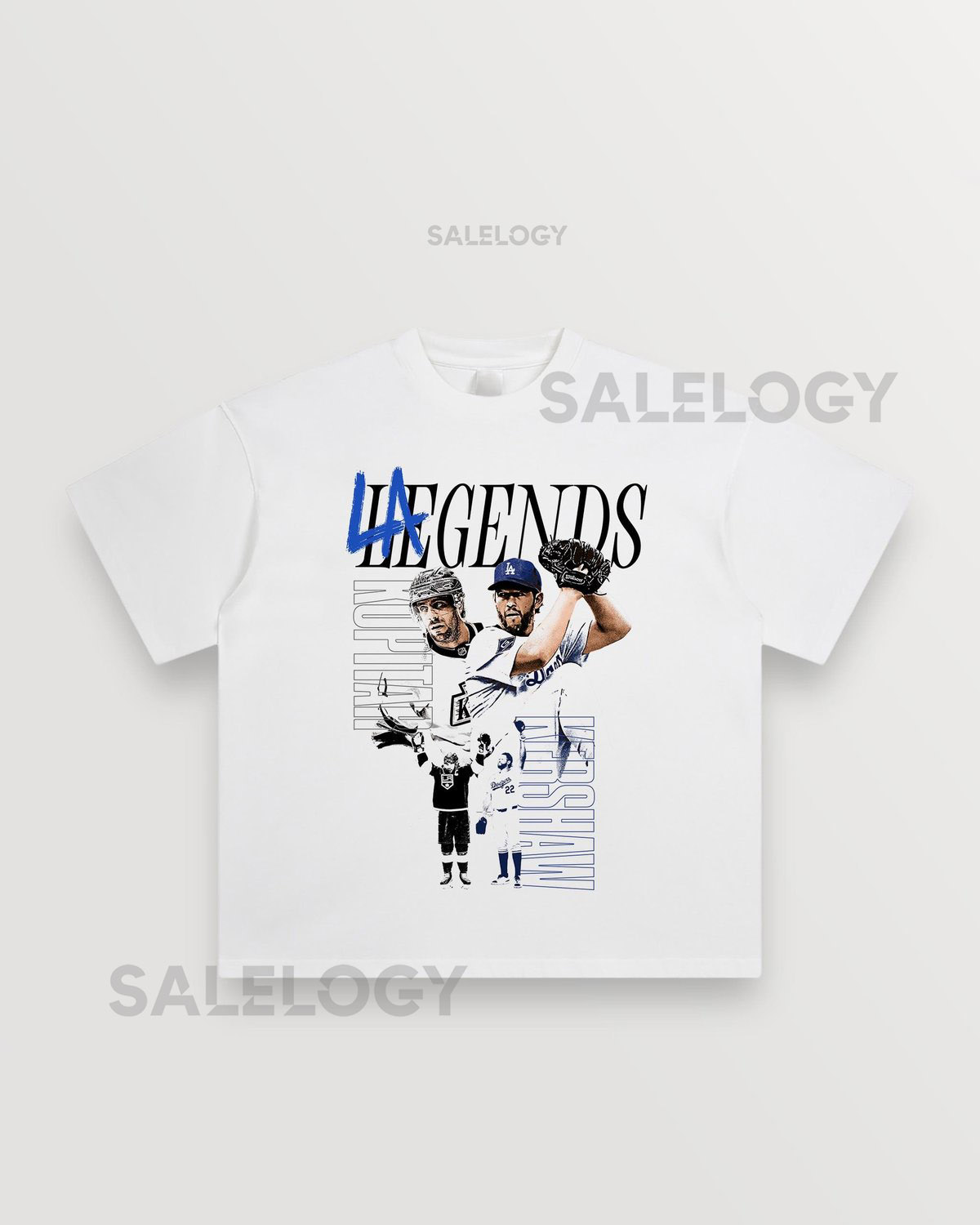Clayton Kershaw Anze Kopitar Retirement Shirt LA Legends Tribute_86