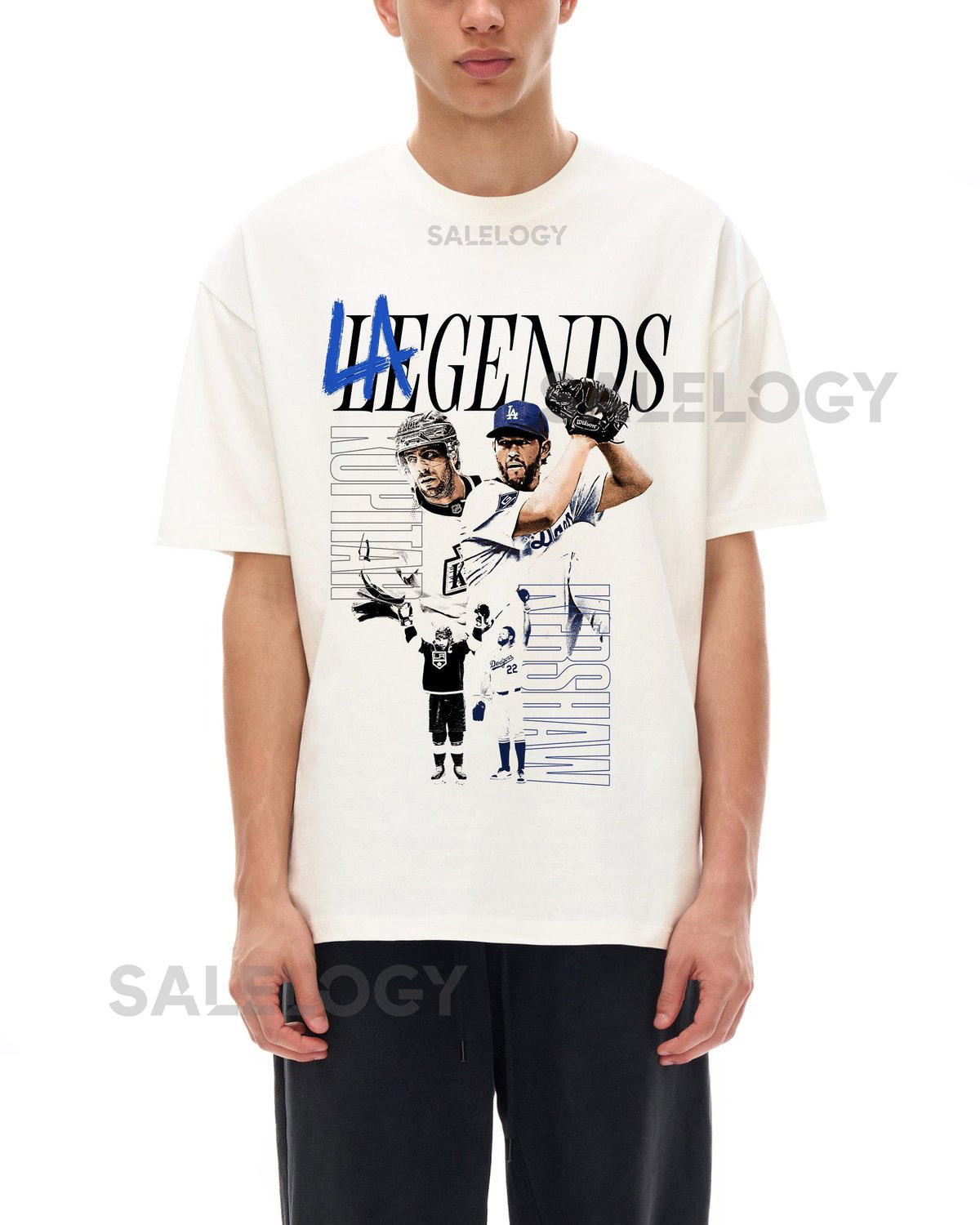 Clayton Kershaw Anze Kopitar Retirement Shirt LA Legends Tribute_87