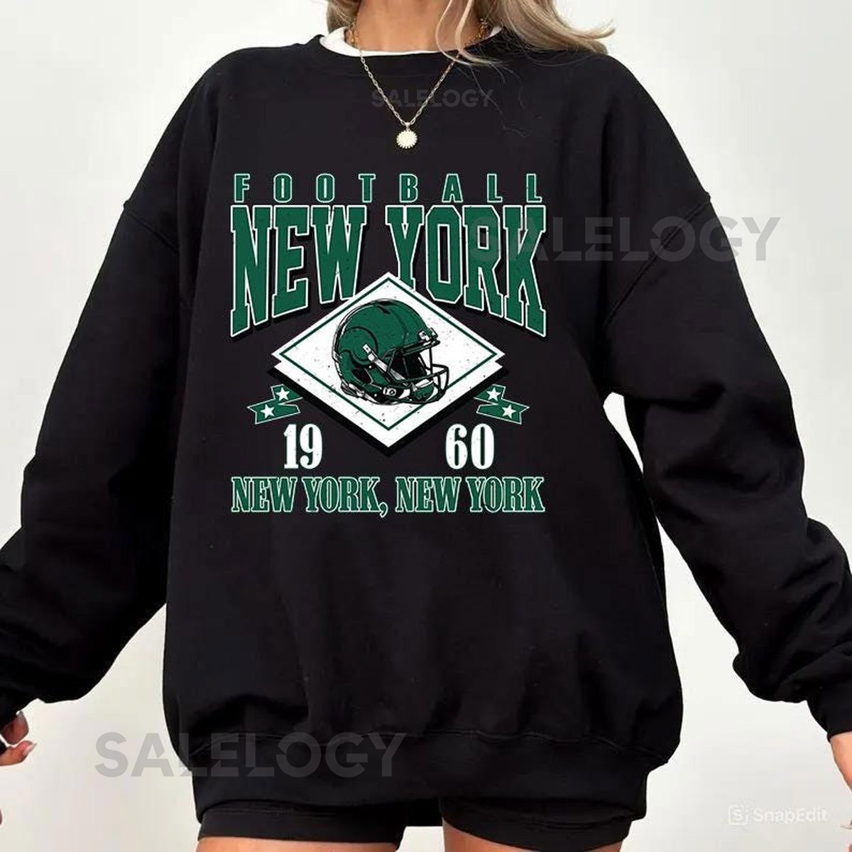 Vintage style New York Football SweatshirtSunday Football Shirt 90s Style Sports Fan Sweater Unisex Cozy Crewneck Football shirt_768