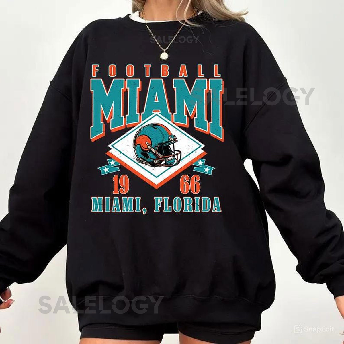 Vintage style Miami Football SweatshirtSunday Football Shirt 90s Style Sports Fan Sweater Unisex Cozy Crewneck Football shirt_711