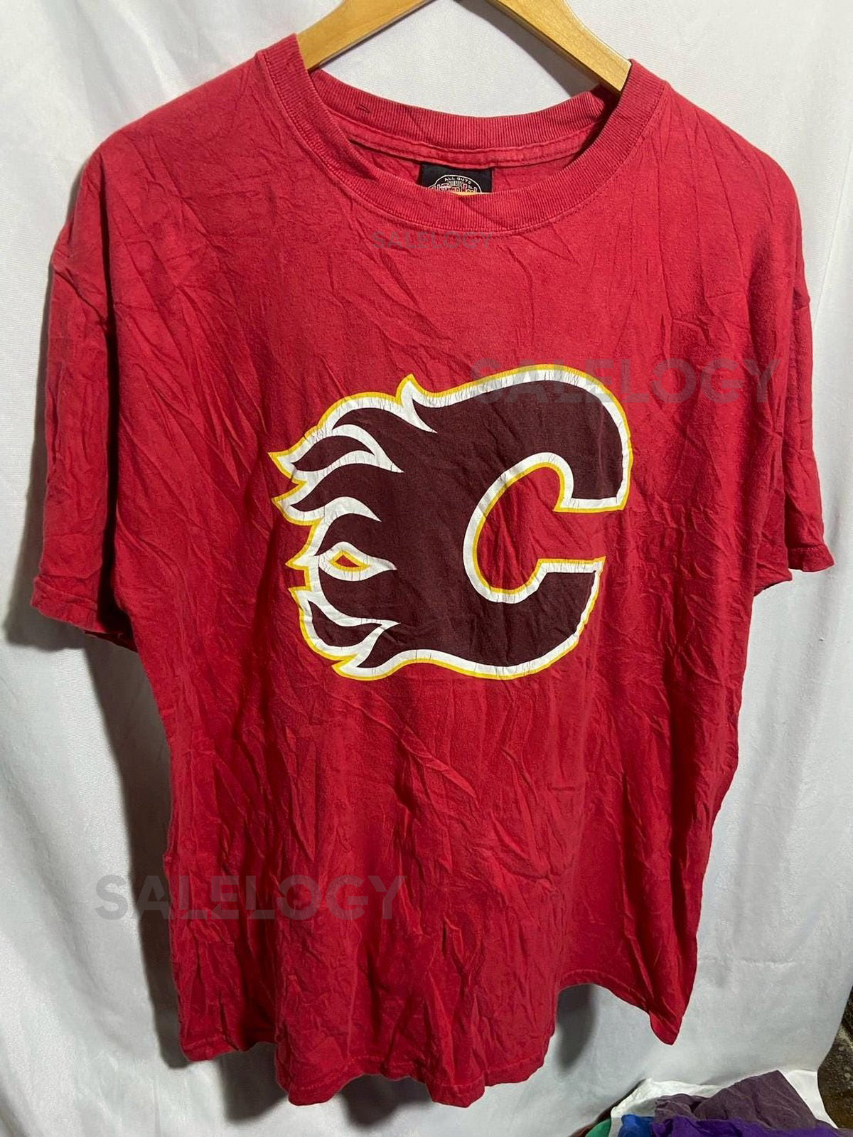 Vintage Calgary Flames Dion Phaneuf T-shirt Size L_416