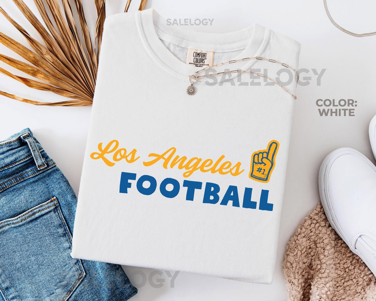 Trendy Los Angeles Football Shirt Comfort Colors Rams Shirt Los Angeles Football Crewneck Tee Rams Game Day TeeLos Angeles Rams Football_771
