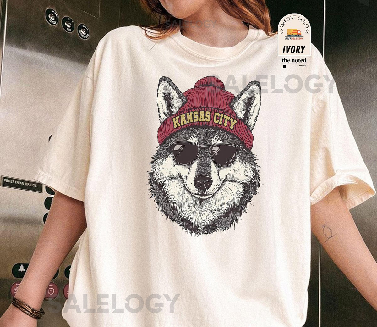 Comfort Colors Kansas City Football Mascot Style Shirt Retro Chiefs Game Day T-Shirt Vintage Kansas City Fan Tee Football Gift Top_101