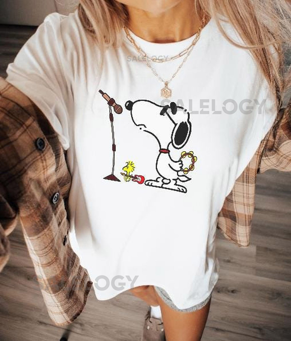 Cartoon Britpop T-Shirt Oasis Inspired Rock Concert Tee_153