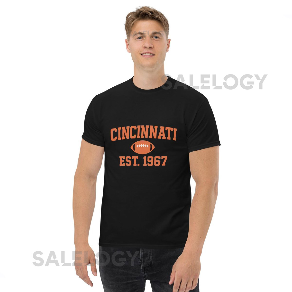 Cincinnati Football Unisex Oversized T-Shirt - Football Season - Cincinnati Bengals - Football_552