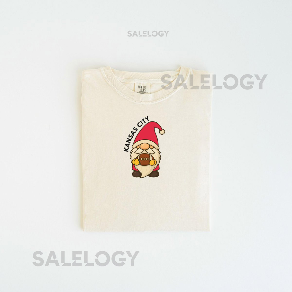 Kansas City Football Gnome Shirt - Chiefs Game Day Tee Football Mom Gift Sports Fan Shirt KC Football Season Comfort Colors Sports Gift_345